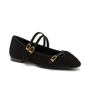 Sarah Flint Mary Gail Mary Jane Black Suede Size 39